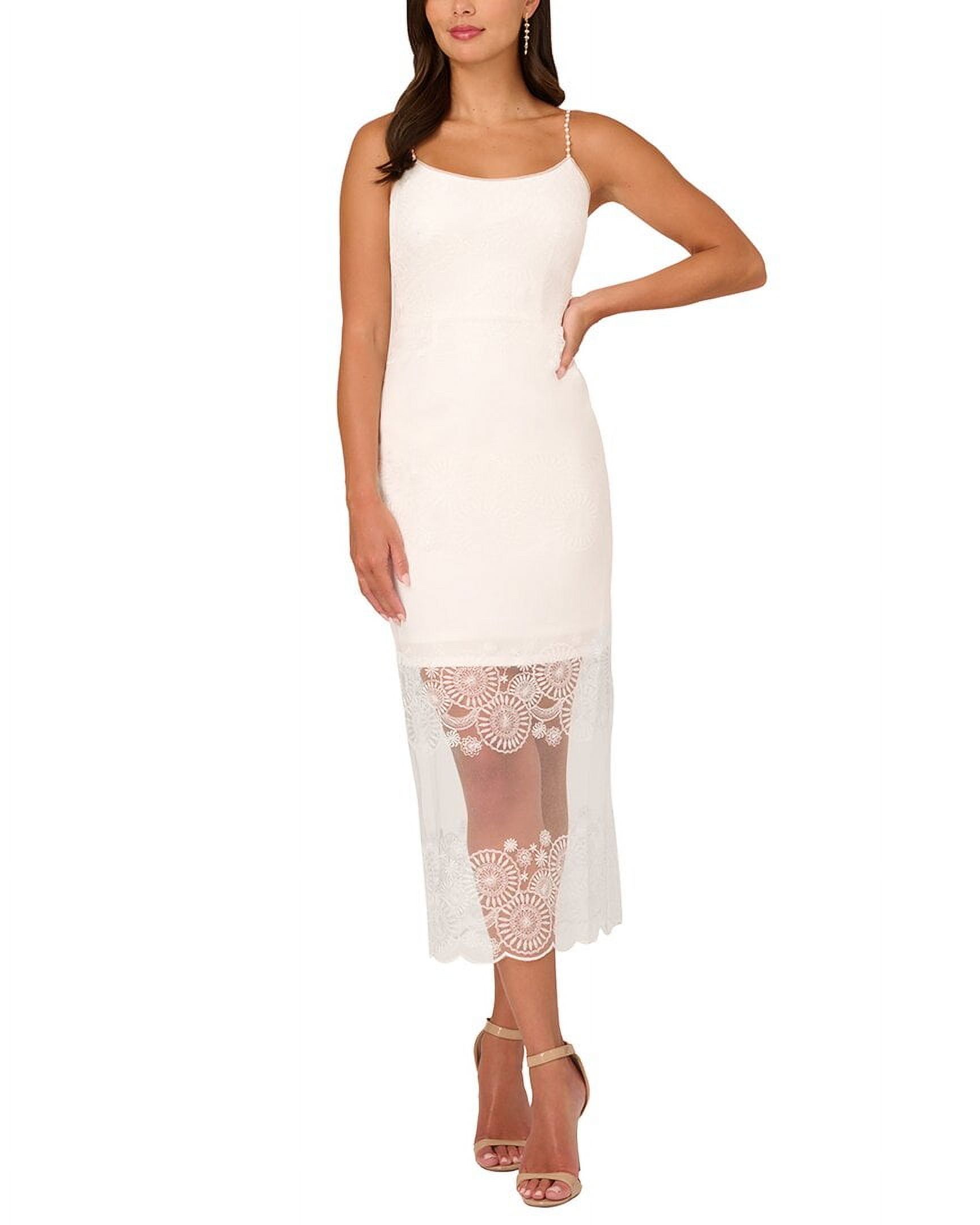 Adrianna Papell womens Slim Column Midi Dress, 10